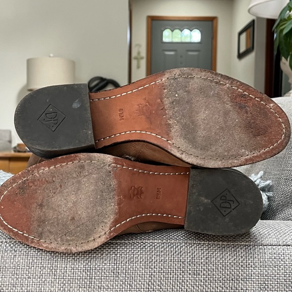 Donald Pliner “Envy” Tan  Knee-High Leather Boots size 8.5 - Picture 7 of 11